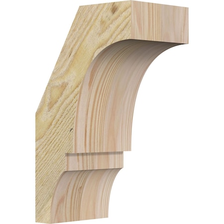 Ekena Millwork 4"W x 6"D x 10"H Balboa Rough Sawn Knee Brace, Douglas Fir BRC04X06X10BOA00RDF